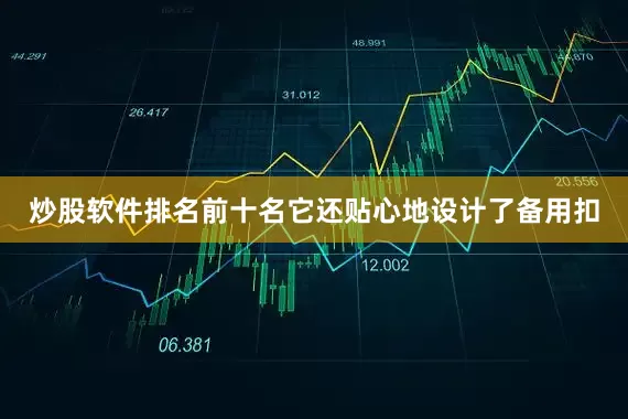 炒股软件排名前十名它还贴心地设计了备用扣