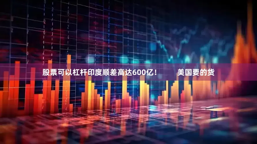 股票可以杠杆印度顺差高达600亿！        美国要的货
